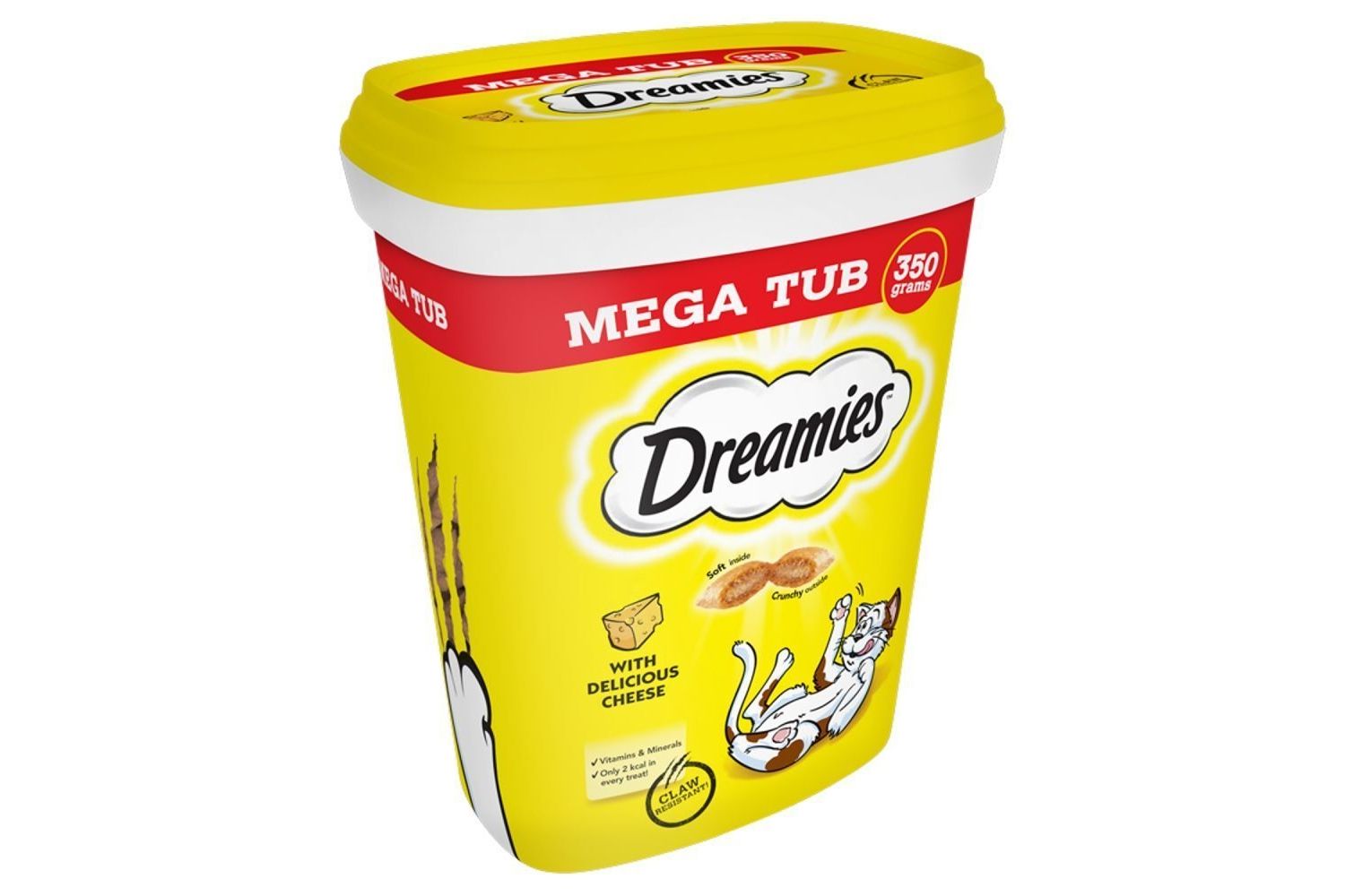  Dreamies Cat Treats With Cheese Mega Tub