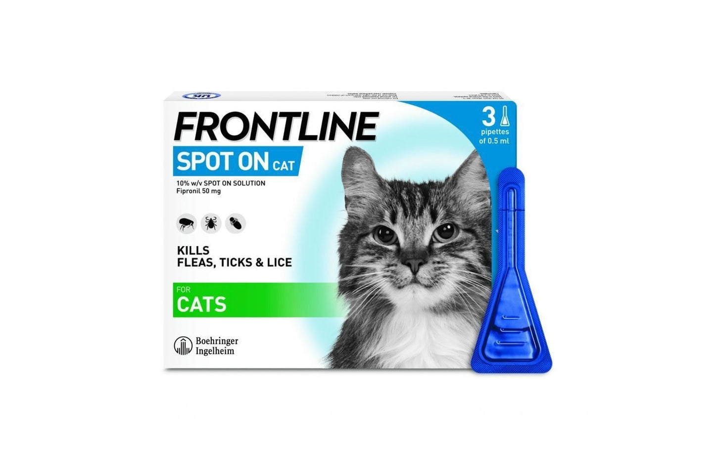  FRONTLINE Spot On Cat - 3 Pipettes